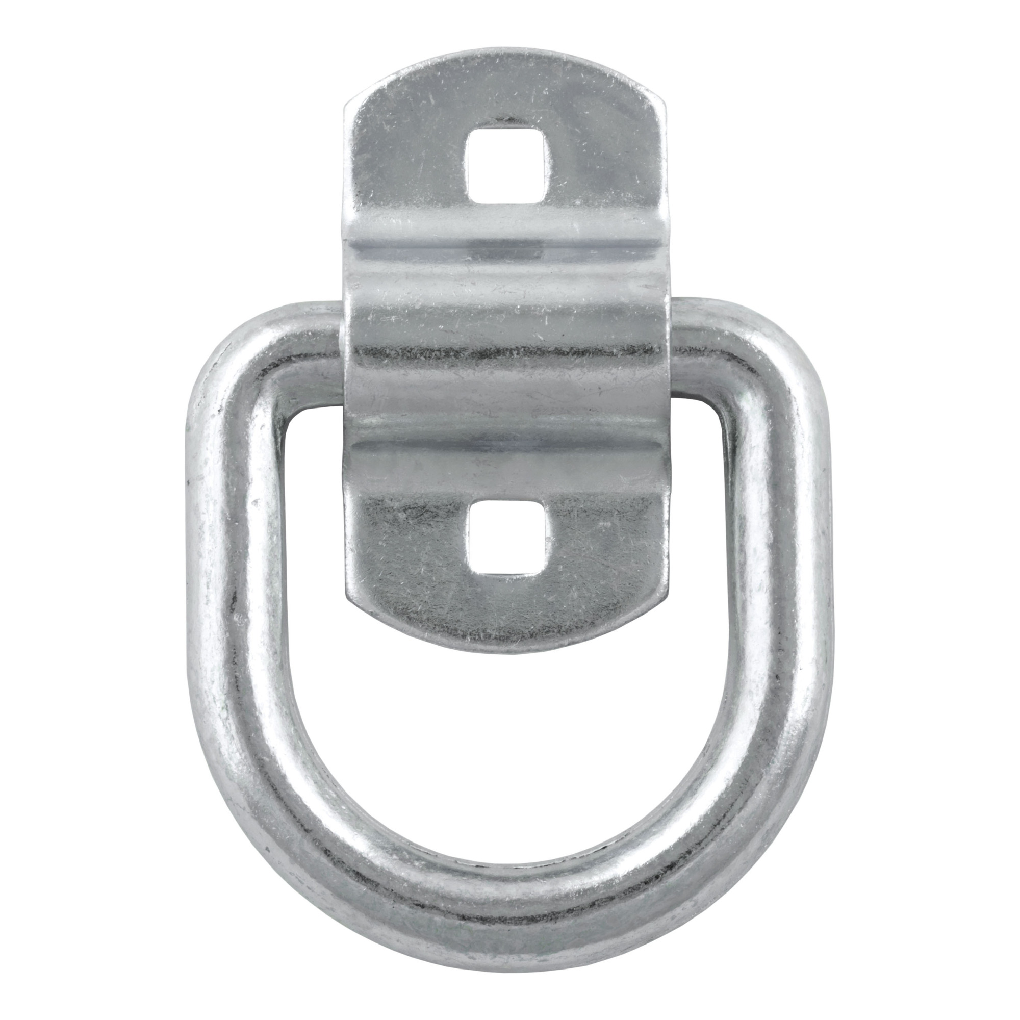 Curt Manufacturing Surface-Mounted Trailer D-Ring Tie Down Anchor — 3in. x 3in., 11,000 Lbs. Break Strength, Zinc Plated, Model# 83742